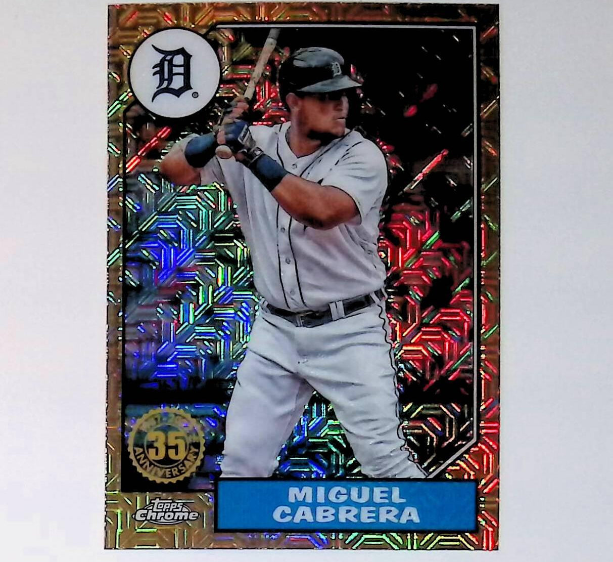 2022 Topps 1987 Topps Baseball #T87C-31 Miguel Cabrera Silver Pack Chrome - LoCo Collectables
