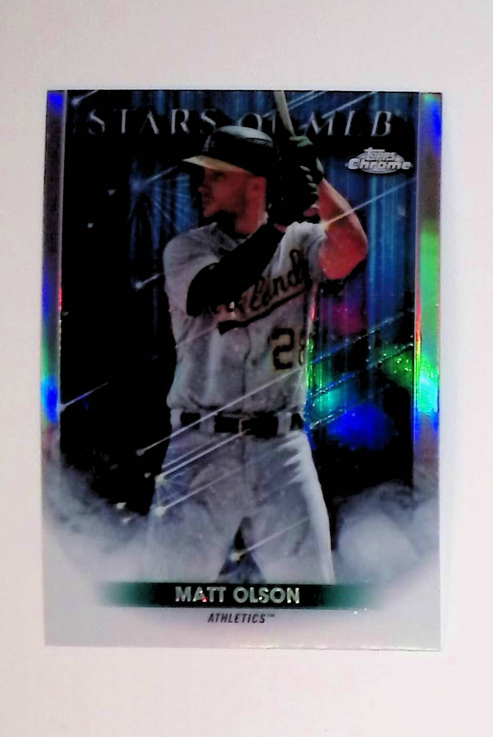 Matt Olson 2022 Topps Stars of MLB Chrome #SMLBC-50 - LoCo Collectables