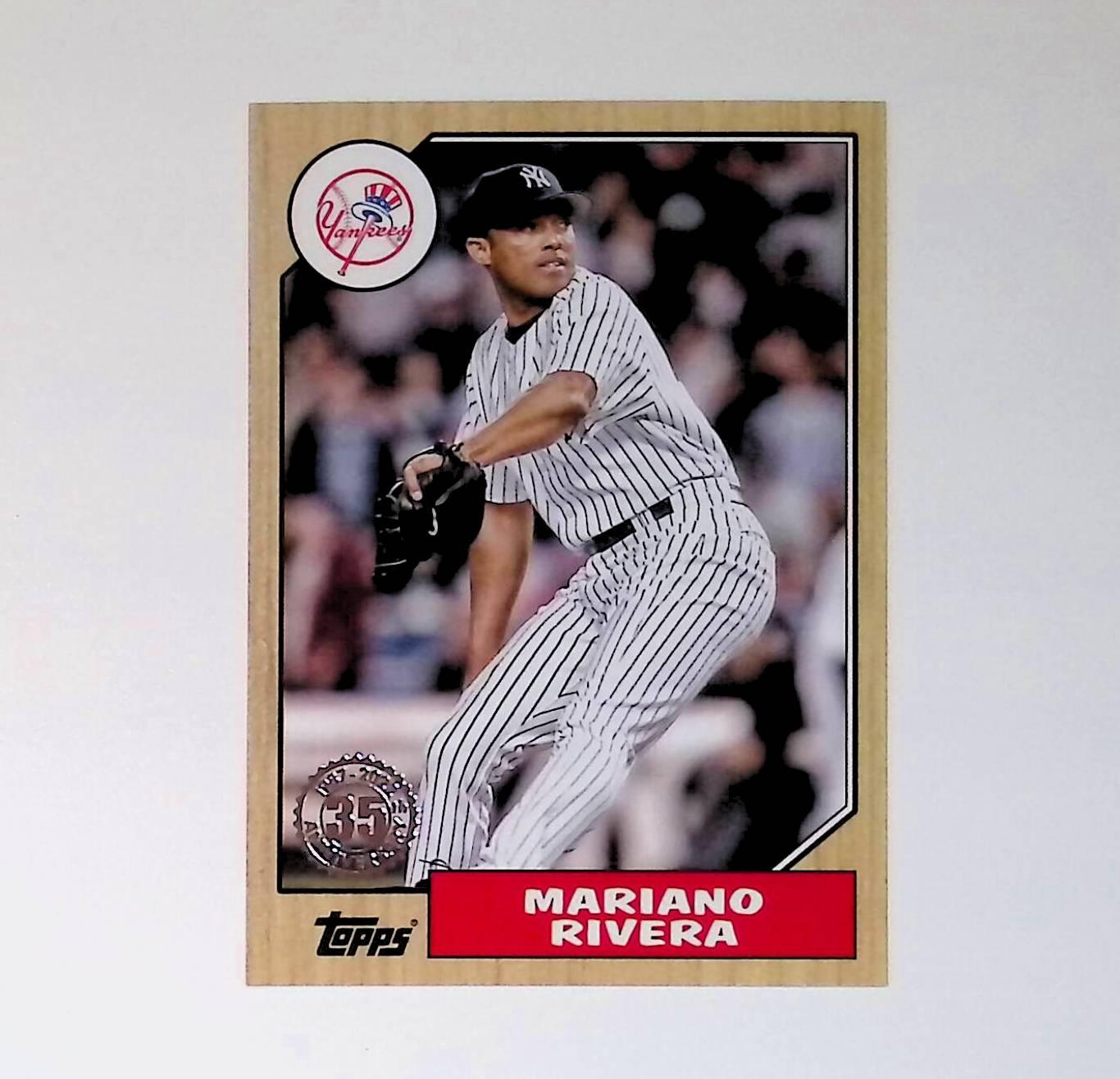 2022 Topps Update 1987 Topps Baseball #87TBU-42 Mariano Rivera - LoCo Collectables