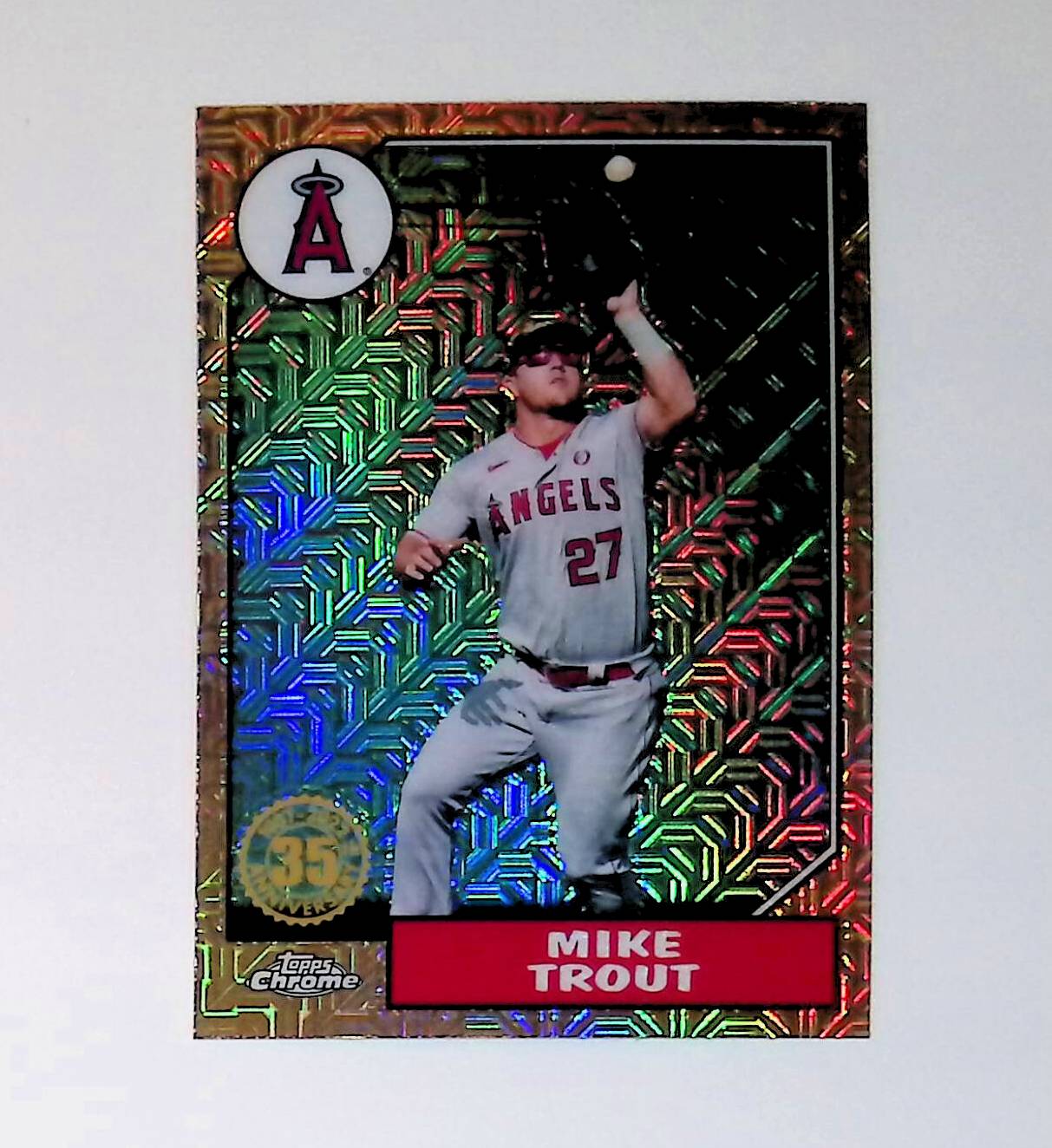 Mike Trout 2022 Topps '87 Topps Silver Pack Chrome #T87C-50 - LoCo Collectables