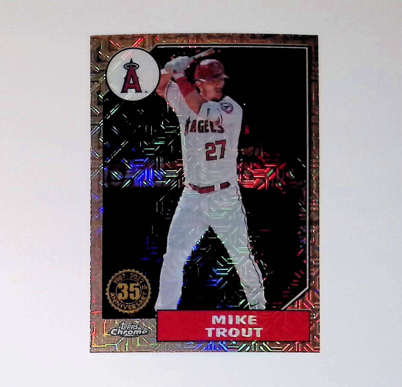 Mike Trout 2022 Topps Update '87 Topps Silver Pack Chrome #T87C-11 - LoCo Collectables