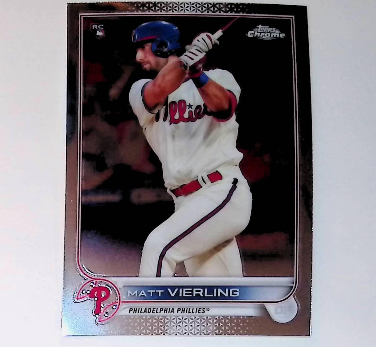 2022 Topps Chrome #181 Matt Vierling Rookie - LoCo Collectables