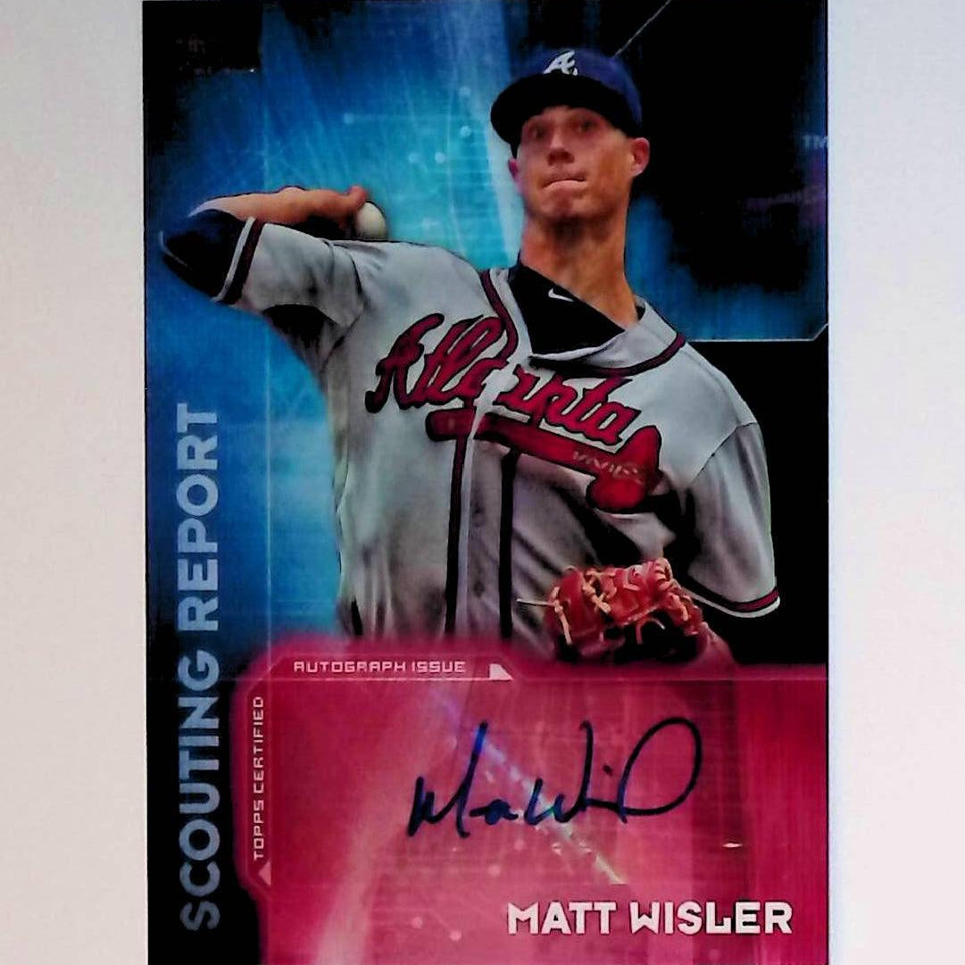 Matt Wisler 2016 Topps Scouting Report Autographs #SRA-MW - LoCo Collectables
