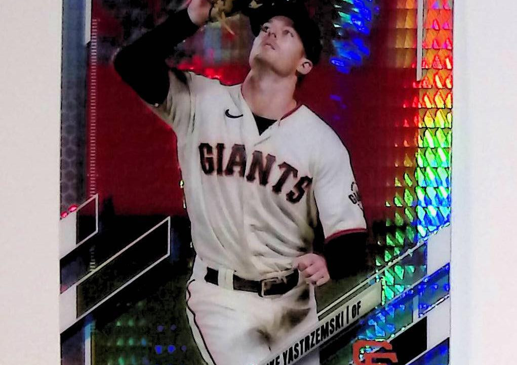 2021 Topps Chrome Prism Refractor #108 Mike Yastrzemski - LoCo Collectables