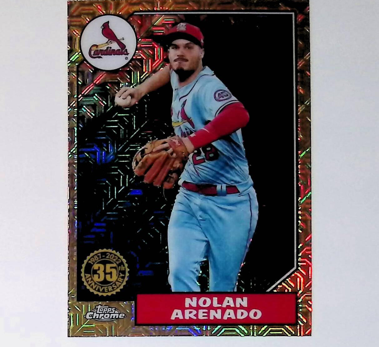 2022 Topps 1987 Topps Silver Pack Chrome #T87C-75 Nolan Arenado - LoCo Collectables