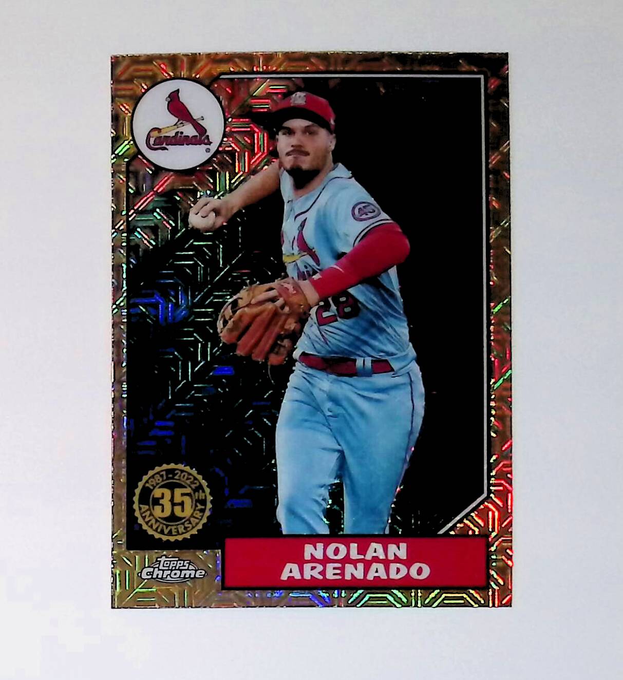 Nolan Arenado 2022 Topps '87 Topps Silver Pack Chrome #T87C-75 - LoCo Collectables