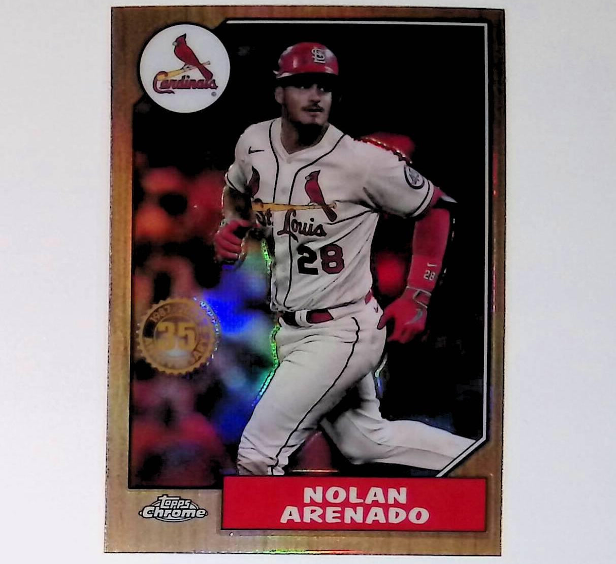 2022 Topps Chrome 1987 Topps Baseball #87BC-5 Nolan Arenado - LoCo Collectables