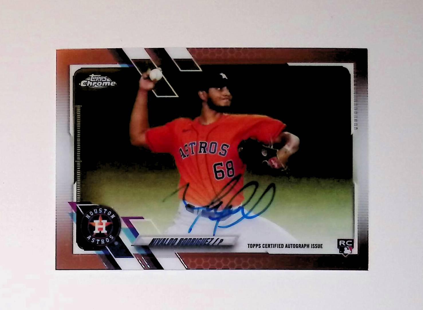 2021 Topps Chrome Rookie Autograph #RA-NR Nivaldo Rodriguez - LoCo Collectables