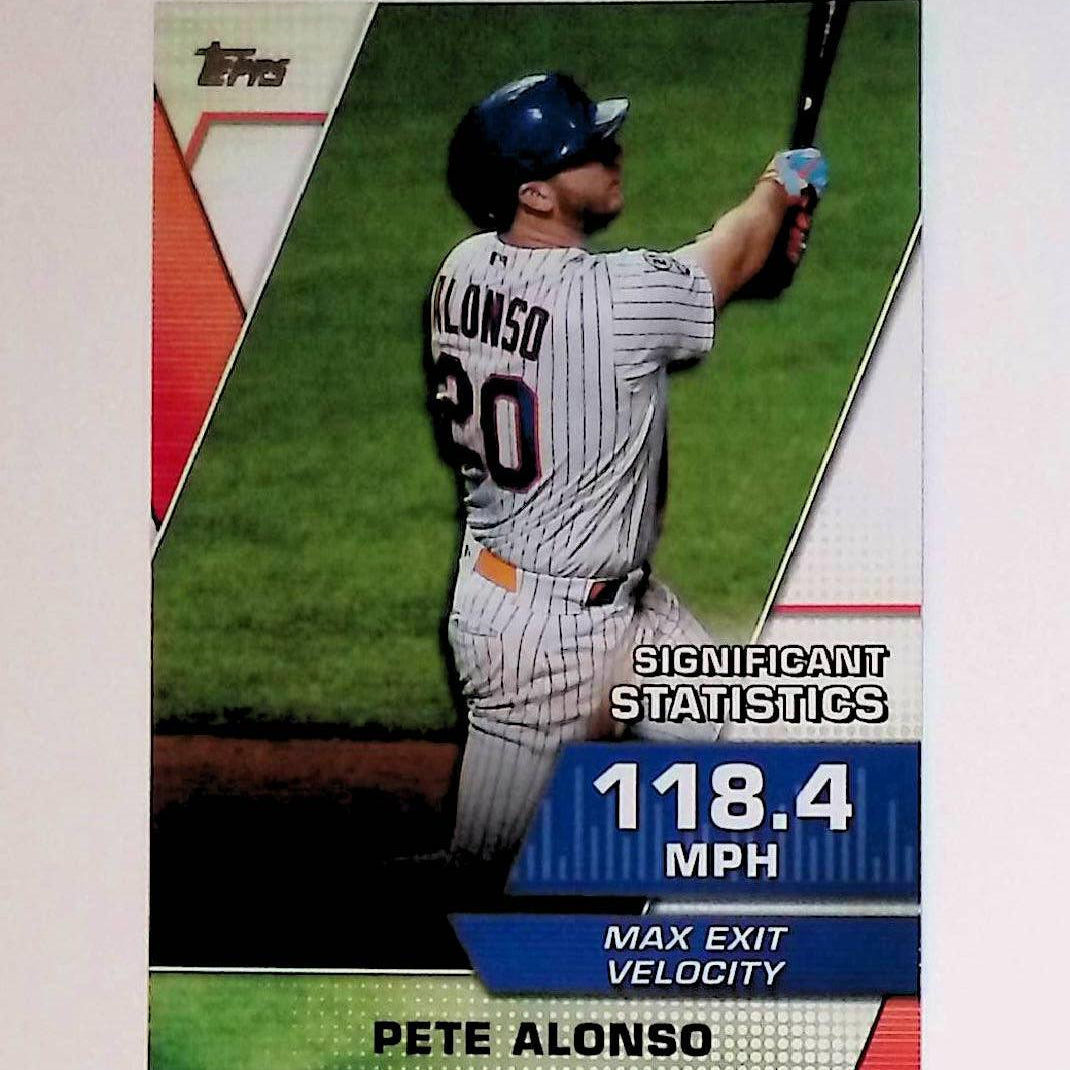 Pete Alonso 2021 Topps Significant Statistics #SS-1 - LoCo Collectables