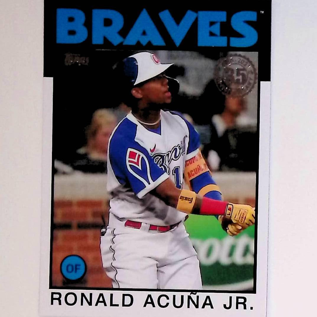2021 Topps Update 1986 Topps Baseball #86B-39 Ronald Acuna Jr - LoCo Collectables
