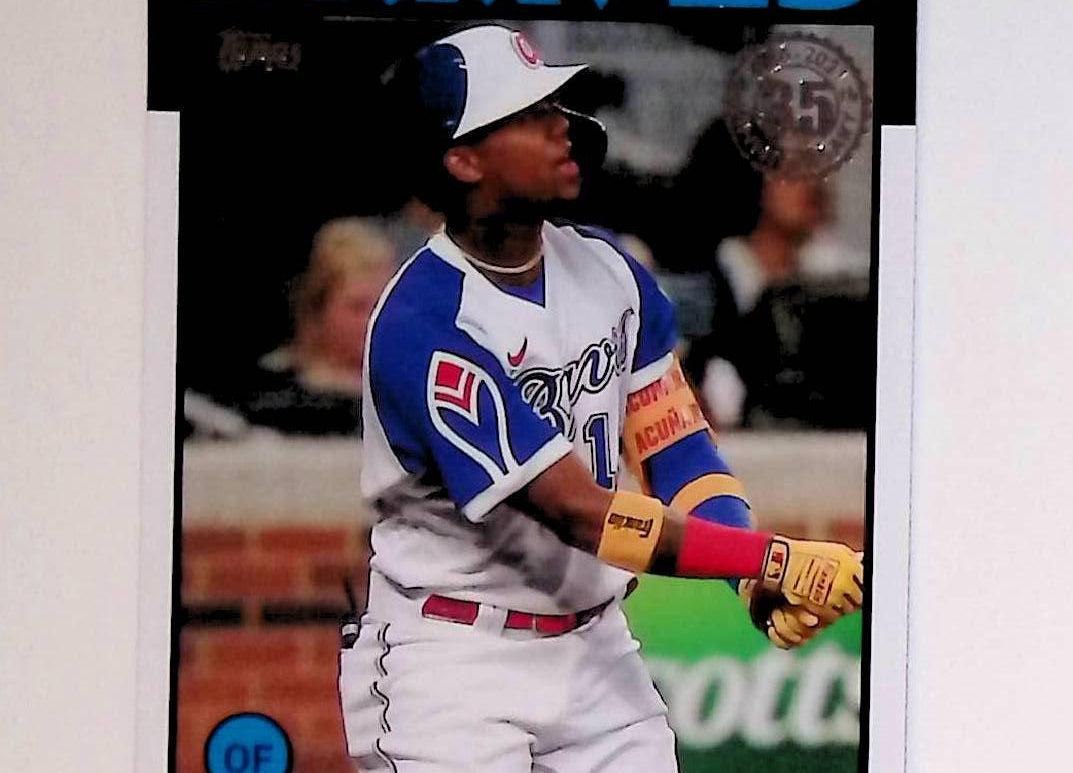 2021 Topps Update 1986 Topps Baseball #86B-39 Ronald Acuna Jr - LoCo Collectables