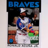 2021 Topps Update 1986 Topps Baseball #86B-39 Ronald Acuna Jr - LoCo Collectables