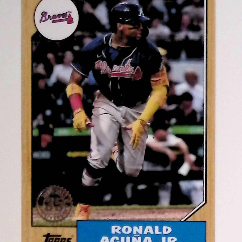2022 Topps 1987 Topps Baseball #T87-64 Ronald Acuna Jr - LoCo Collectables