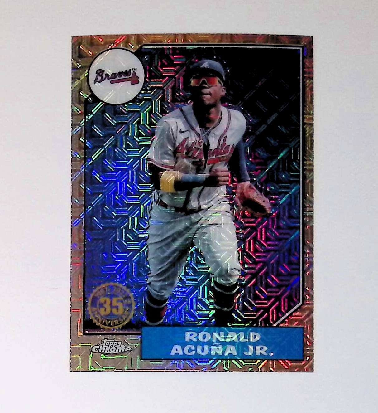 Ronald Acuna Jr 2022 Topps Update '87 Topps Silver Pack Chrome #T87C-74 - LoCo Collectables