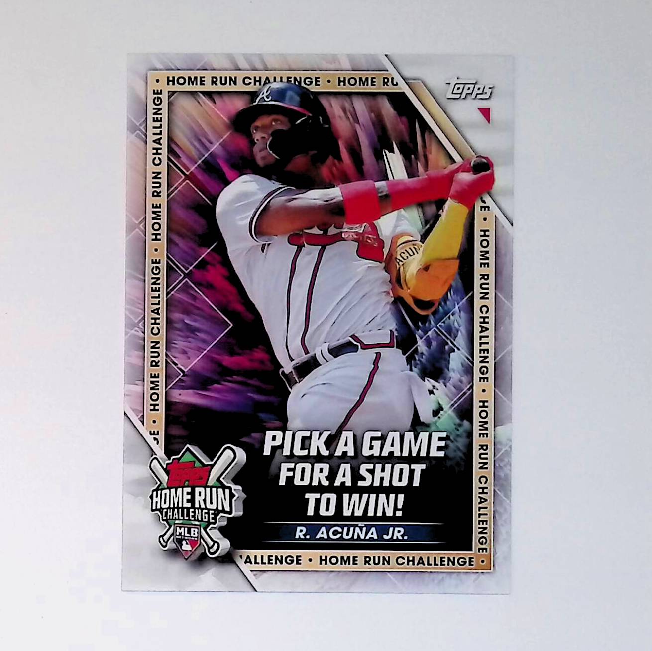 Ronald Acuna Jr 2023 Topps Home Run Challenge Code Card #HRC-15 (Unscratched) - LoCo Collectables