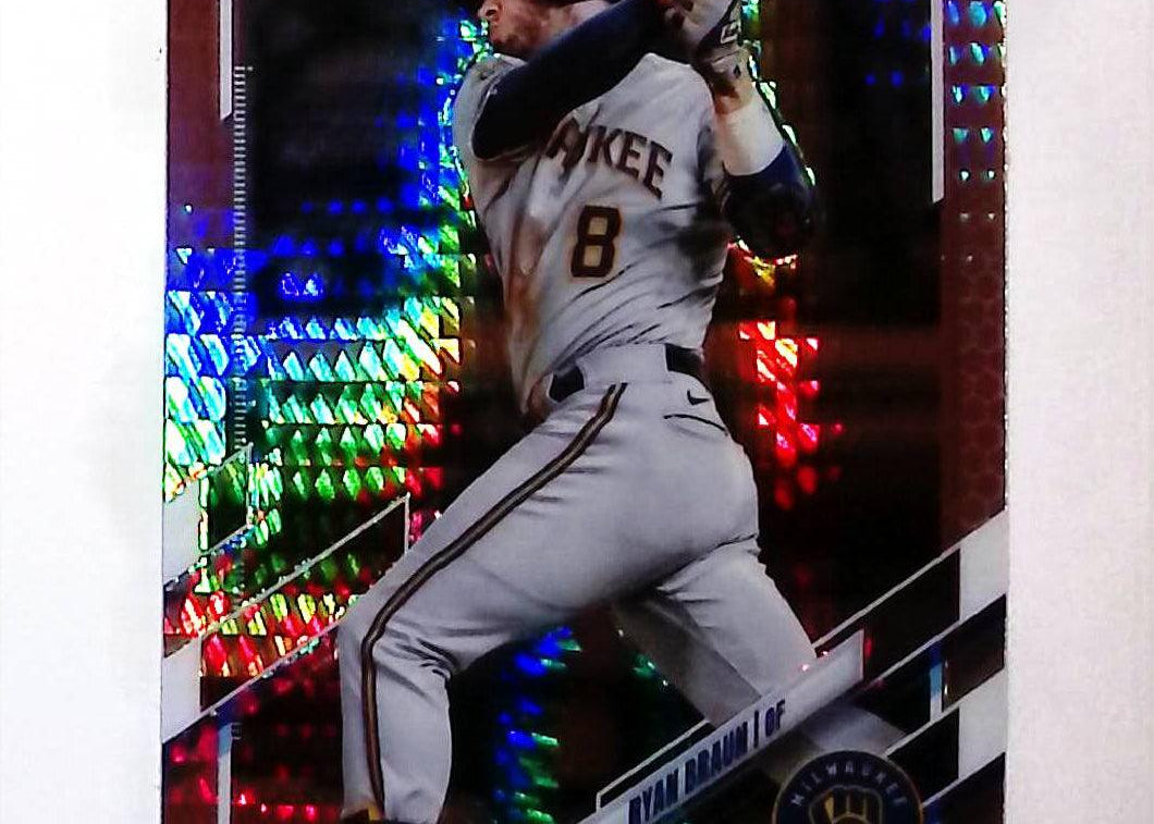 2021 Topps Chrome #164 Ryan Braun Prism Refractor - LoCo Collectables