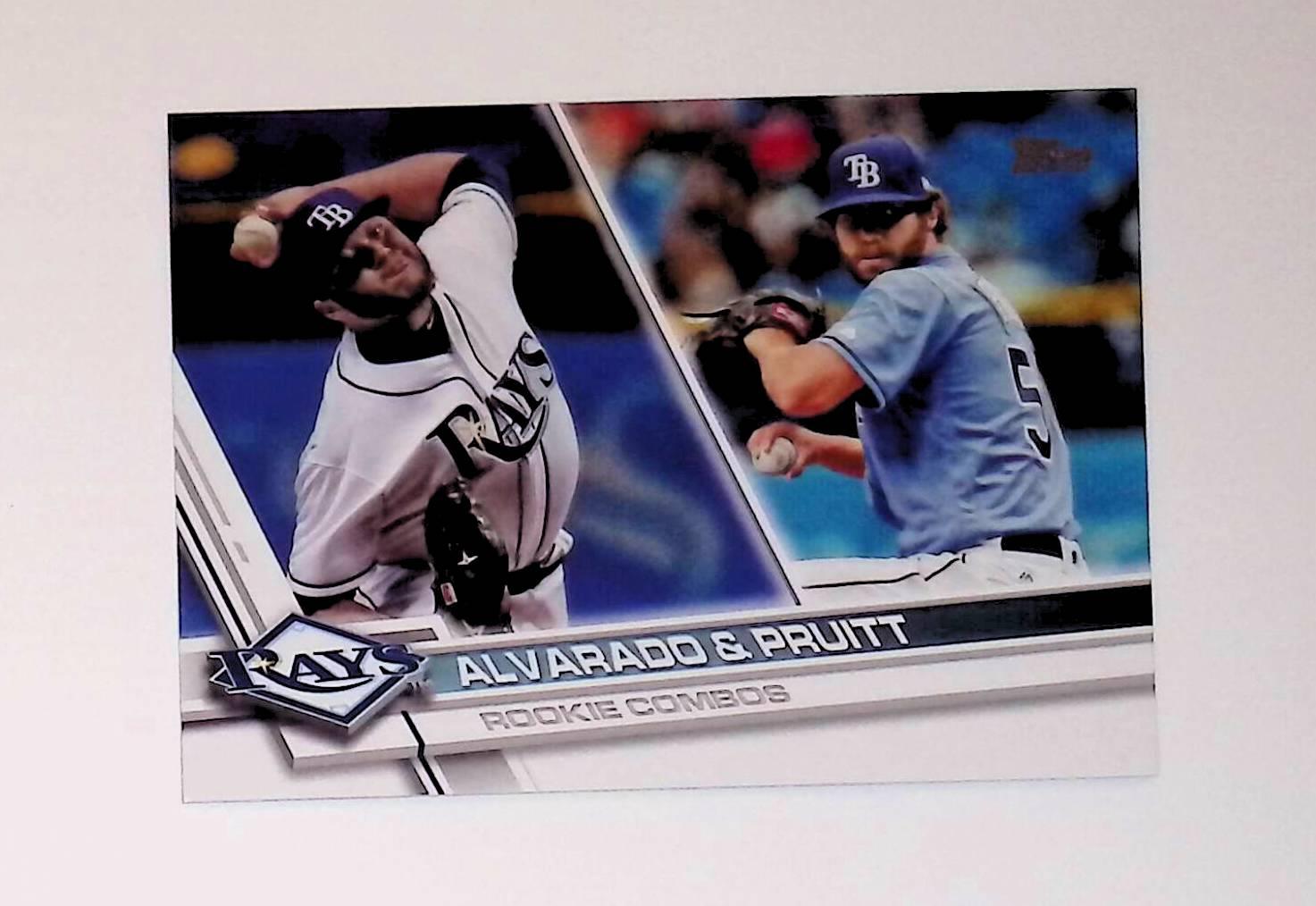2017 Topps Update #US147 Jose Alvarado Austin Pruitt Rookie - LoCo Collectables