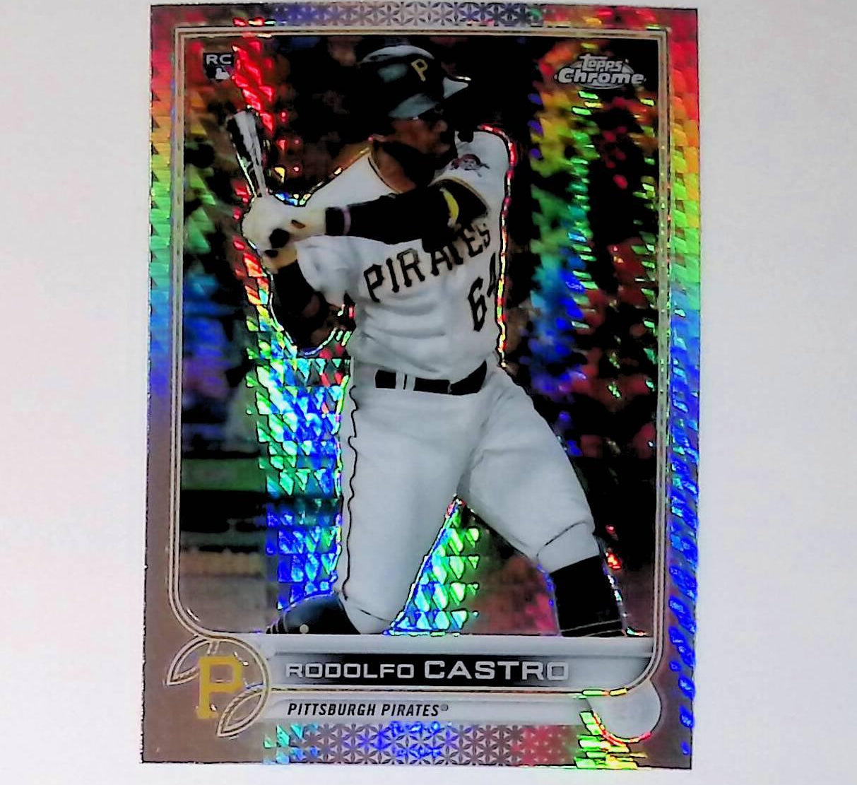 2022 Topps Chrome Prism Refractor #7 Rodolfo Castro Rookie - LoCo Collectables
