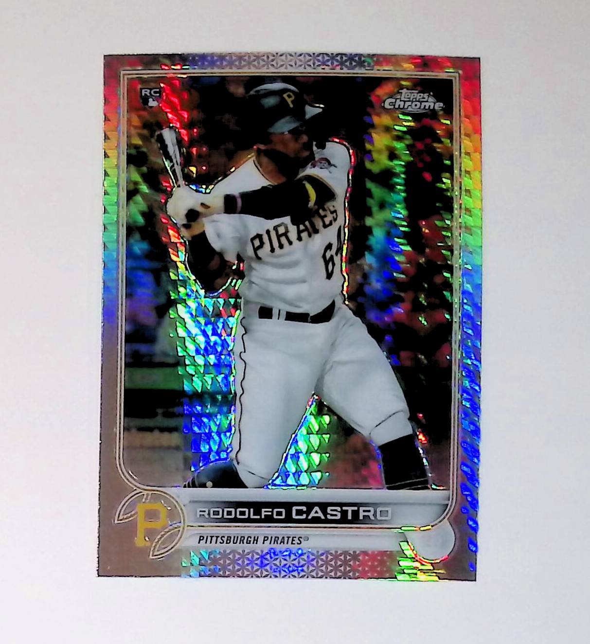 Rodolfo Castro 2022 Topps Chrome Prism Refractors #7 (Rookie Card) - LoCo Collectables