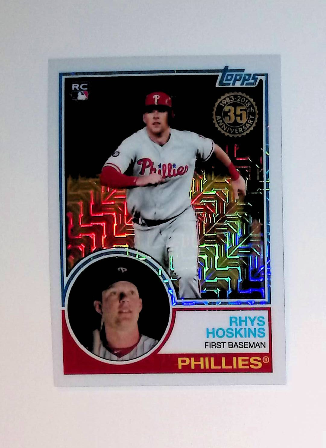 Rhys Hoskins 2018 Topps '83 Topps Silver Pack Chrome #35 (Rookie Card) - LoCo Collectables