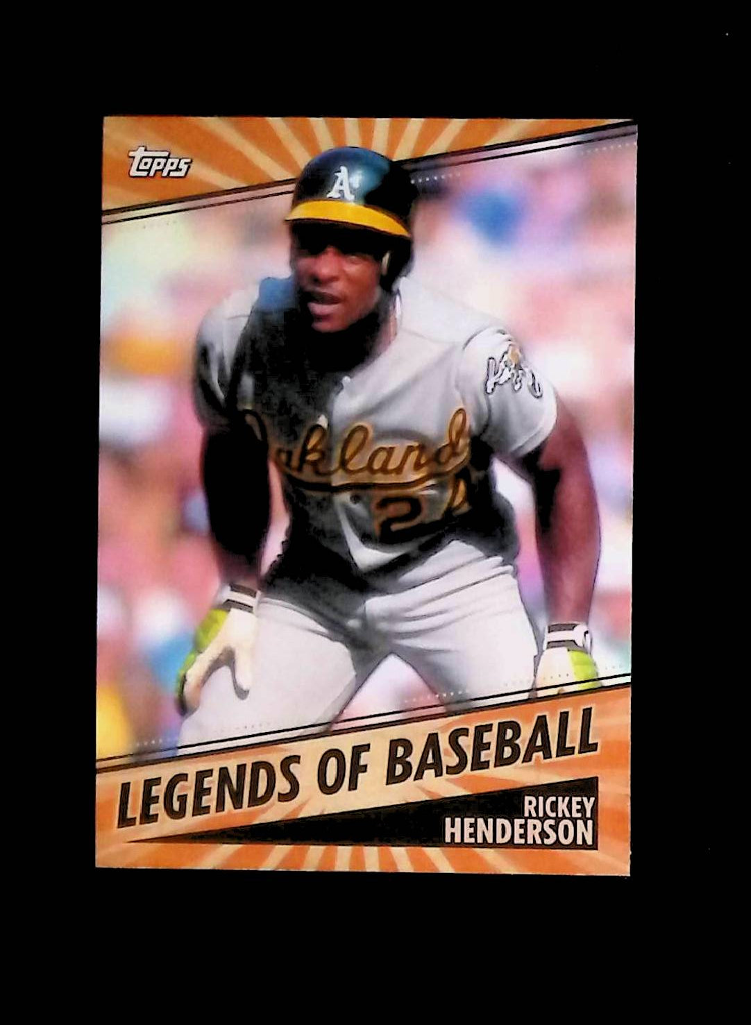 Rickey Henderson 2021 Topps Opening Day Legends of Baseball #LOB-23 - LoCo Collectables