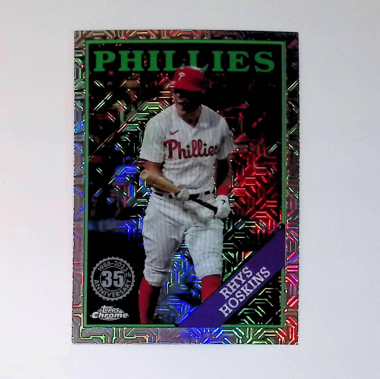 2023 Topps 1988 Topps Baseball #T88C-80 Rhys Hoskins Silver Pack Chrome - LoCo Collectables