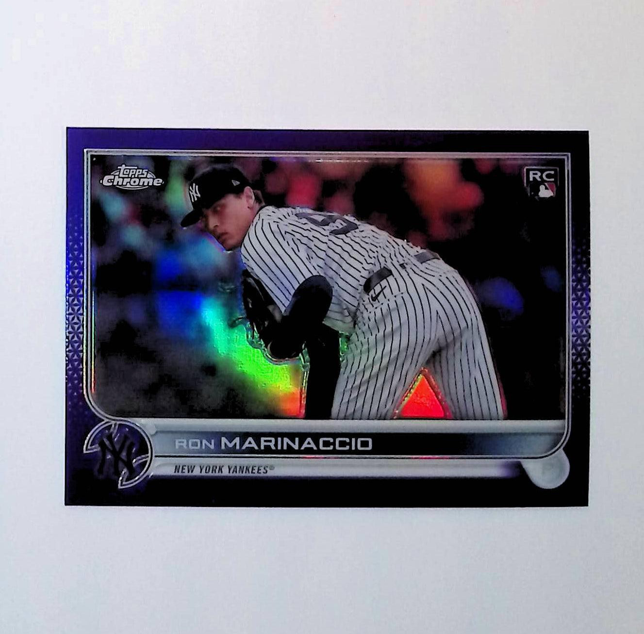 2022 Topps Chrome Update #USC164 Ron Marinaccio Rookie Purple Refractor - LoCo Collectables