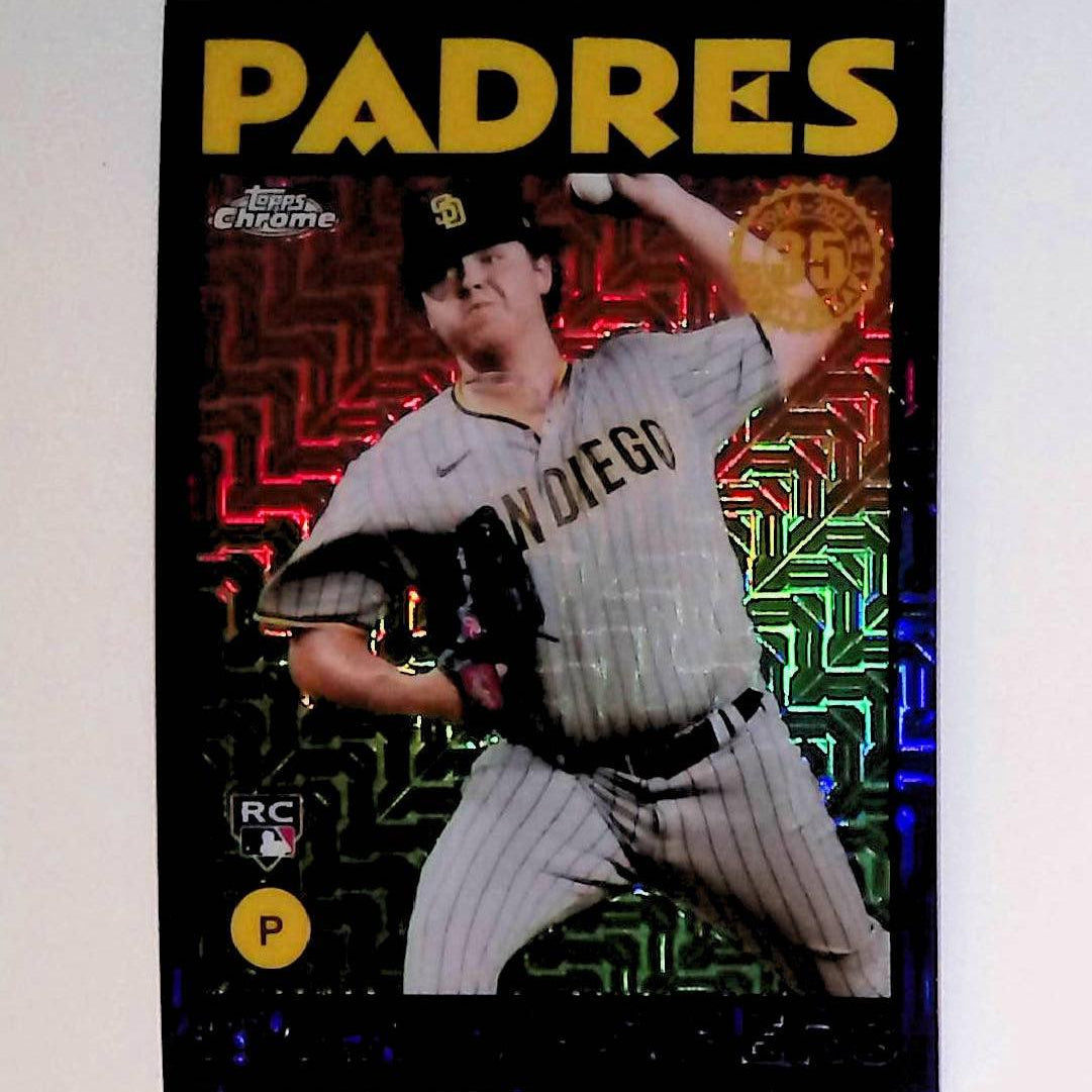 Ryan Weathers 2021 Topps '86 Topps Silver Pack Chrome Purple Refractors #86TC-32 (Rookie Card), 61 /75 - LoCo Collectables