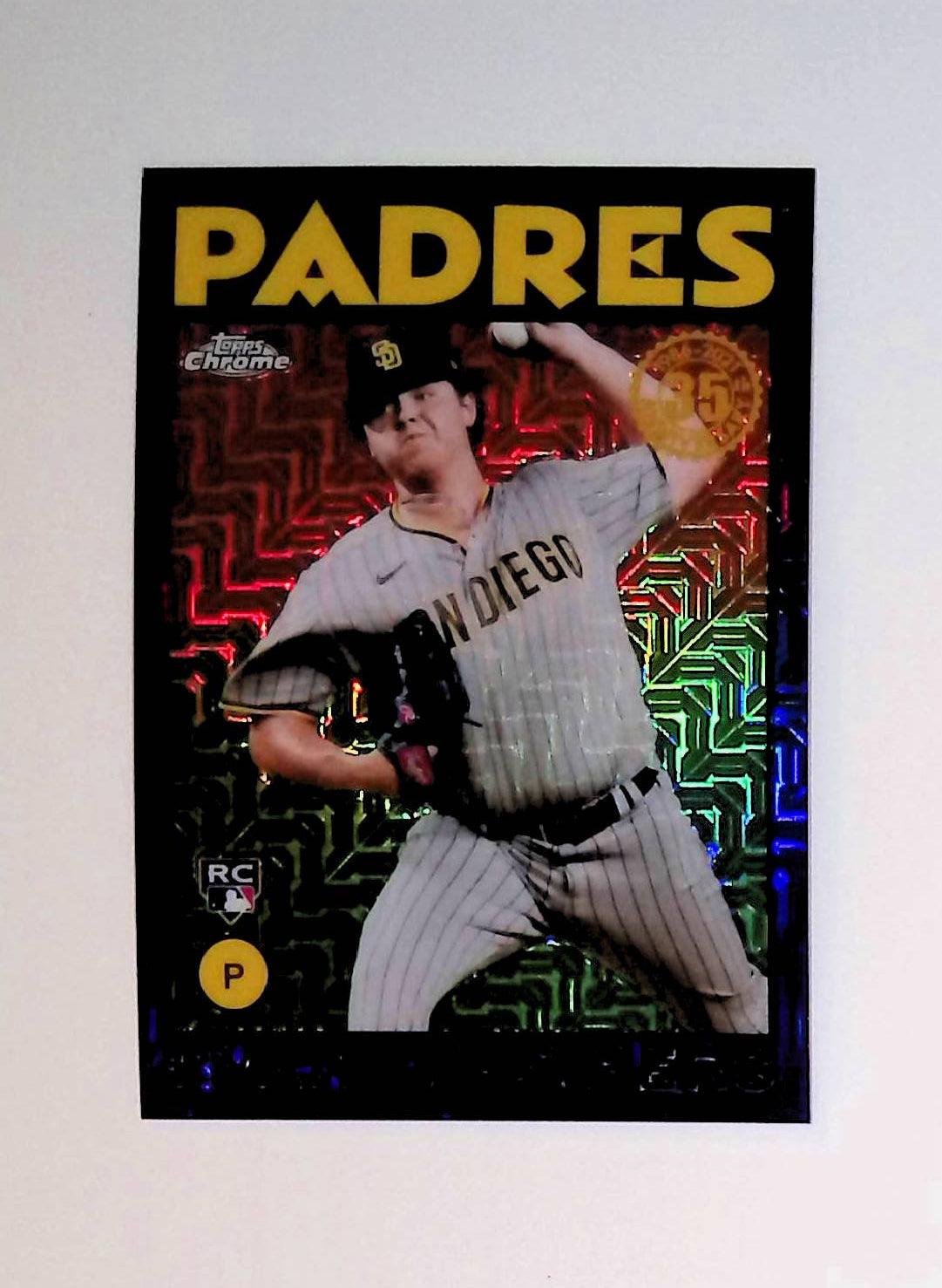 Ryan Weathers 2021 Topps '86 Topps Silver Pack Chrome Purple Refractors #86TC-32 (Rookie Card), 61 /75 - LoCo Collectables