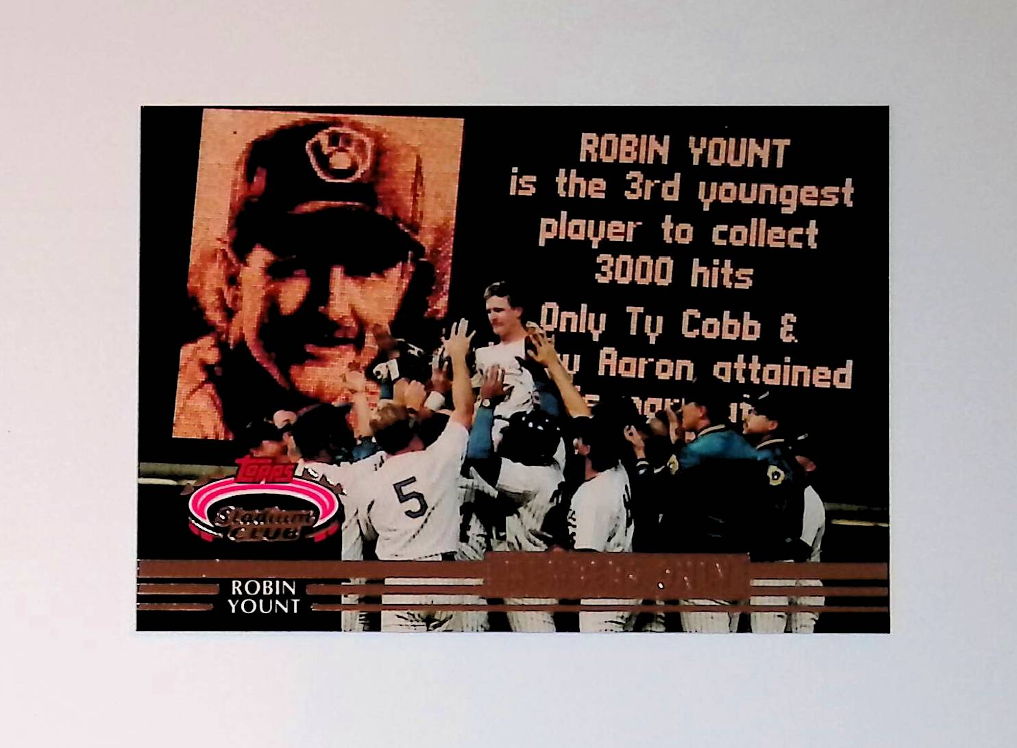 Robin Yount 1992 Topps Stadium Club Members Only - LoCo Collectables