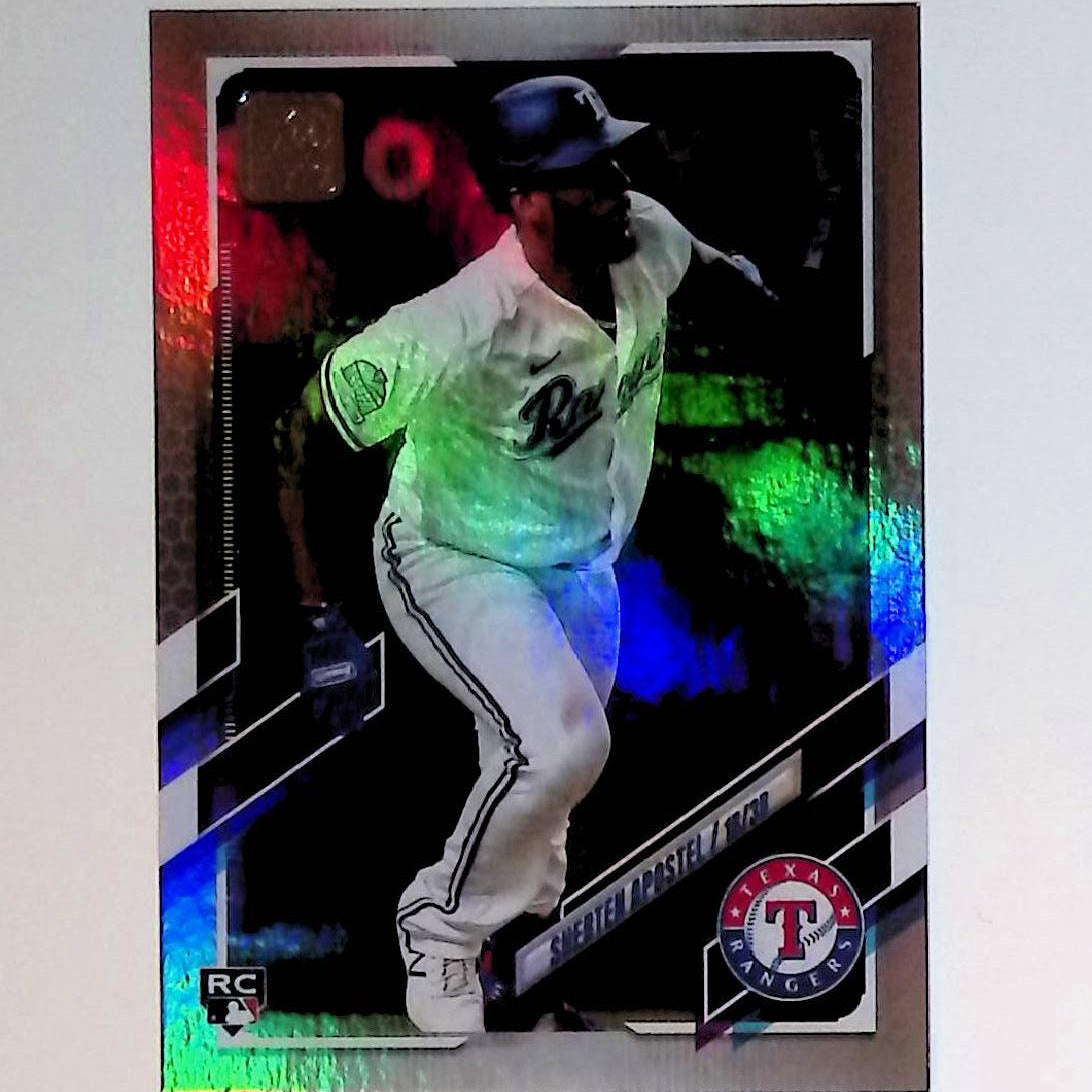 2021 Topps #358 Sherten Apostel Rookie Rainbow Foil - LoCo Collectables