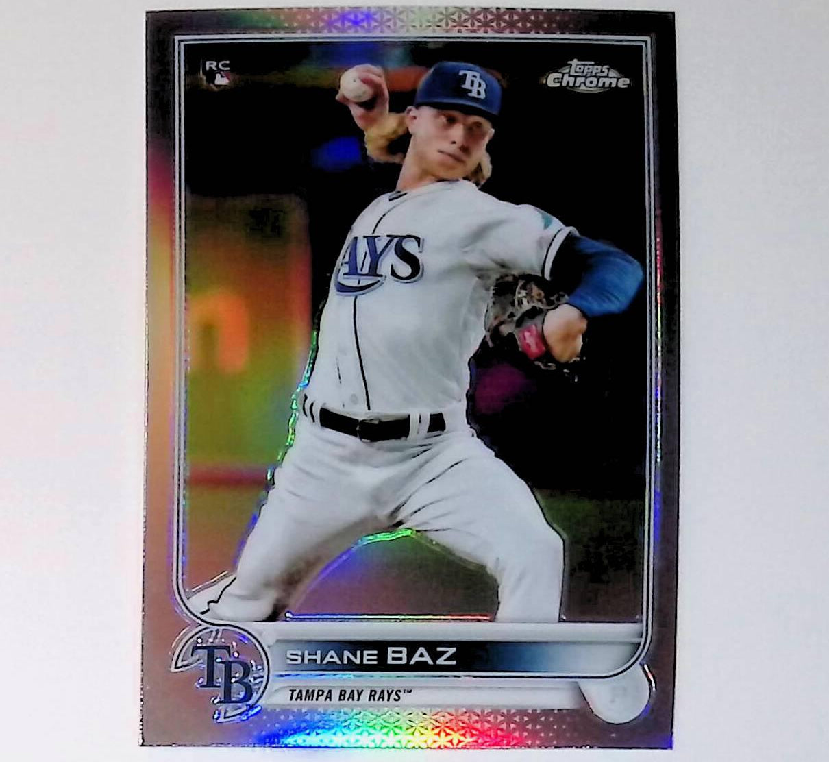 2022 Topps Chrome #201 Shane Baz Rookie Refractor - LoCo Collectables