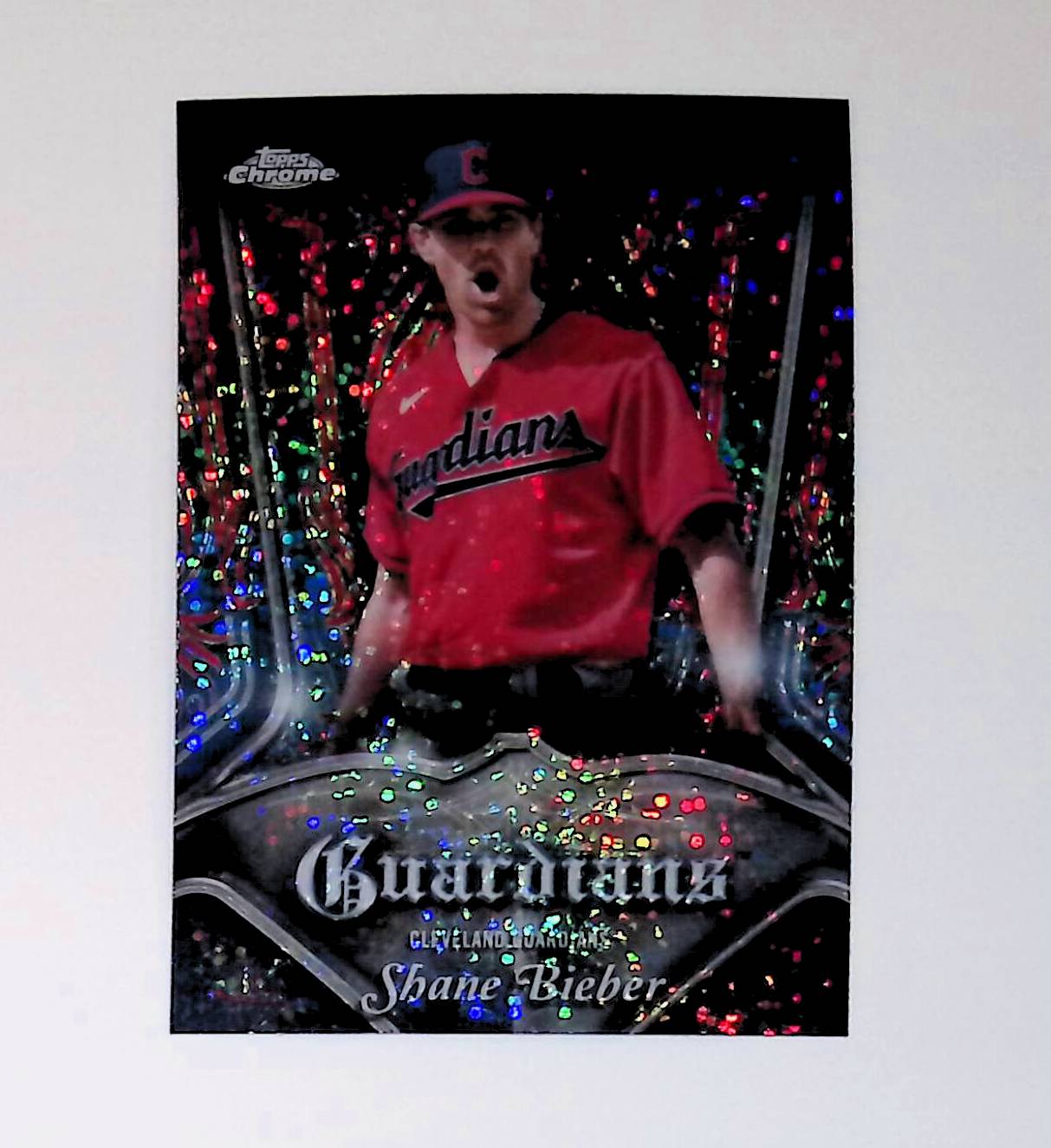 Shane Bieber 2022 Topps Chrome Club Plaques #P-24 - LoCo Collectables