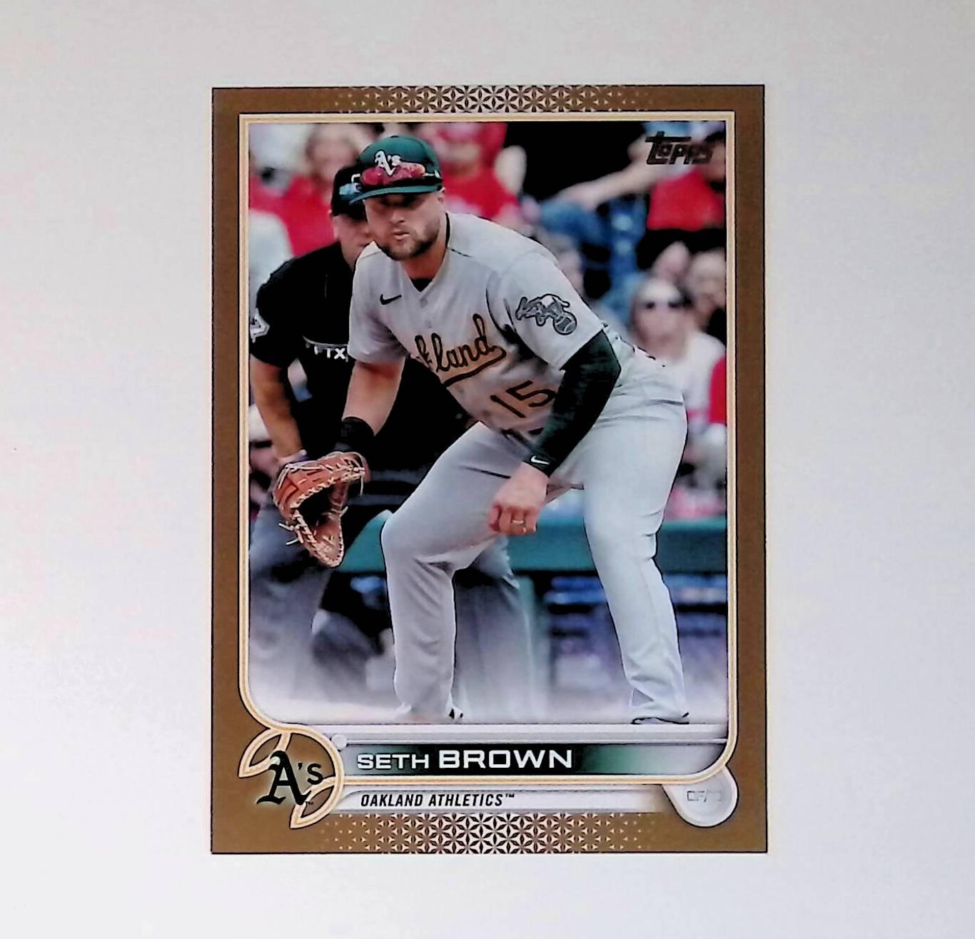 2022 Topps Update Gold #US166 Seth Brown - LoCo Collectables
