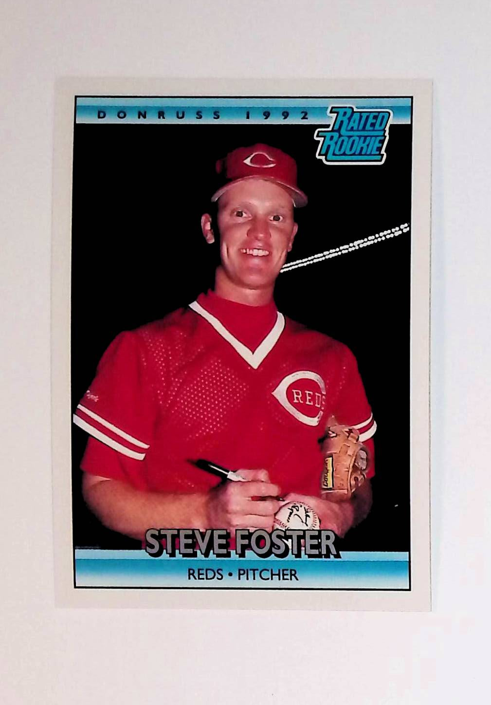 Steve Foster 1992 Donruss #420 Rated Rookie (Rookie Card) - LoCo Collectables