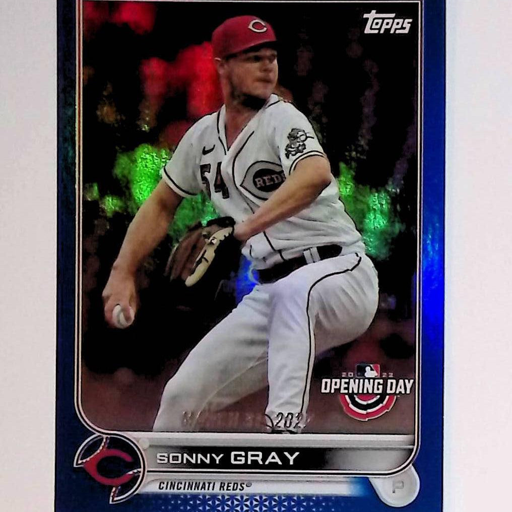 Sonny Gray 2022 Topps Opening Day Blue Foil #126 - LoCo Collectables