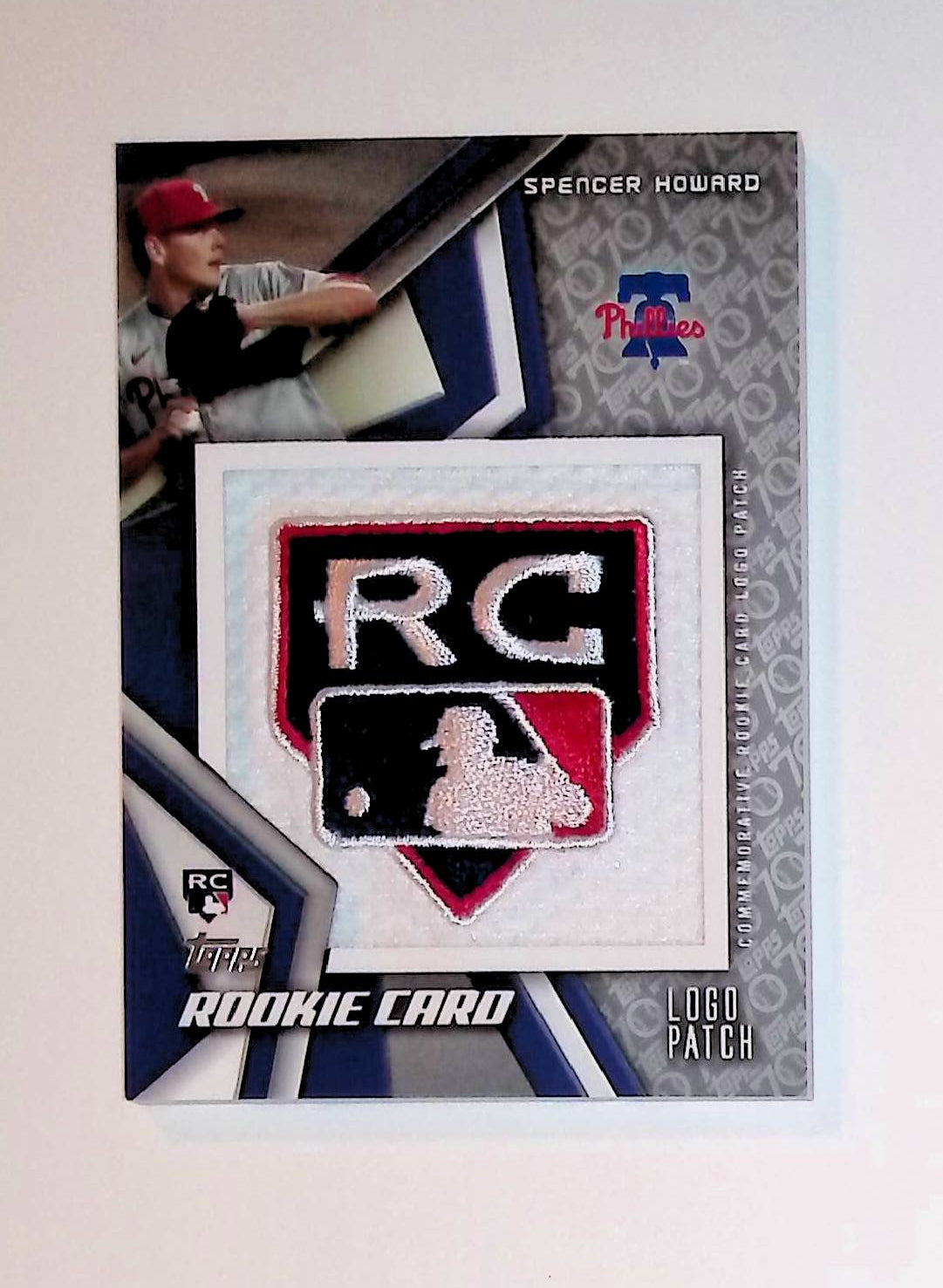 Spencer Howard 2021 Topps Rookie Card Patches Platinum Anniversary #RP-SH (Rookie Card), 31 /70 - LoCo Collectables