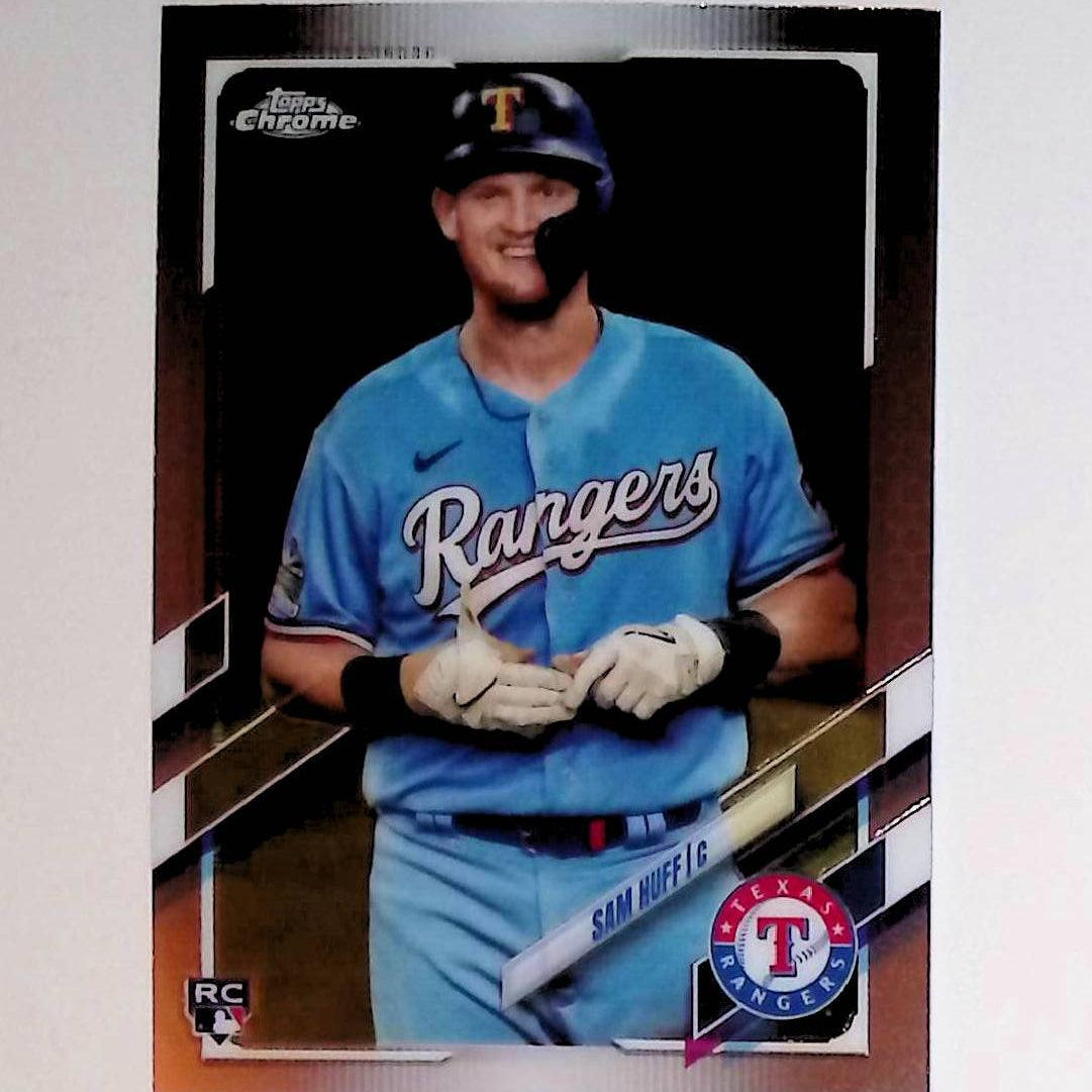 Sam Huff 2021 Topps Chrome #81 (Rookie Card) - LoCo Collectables
