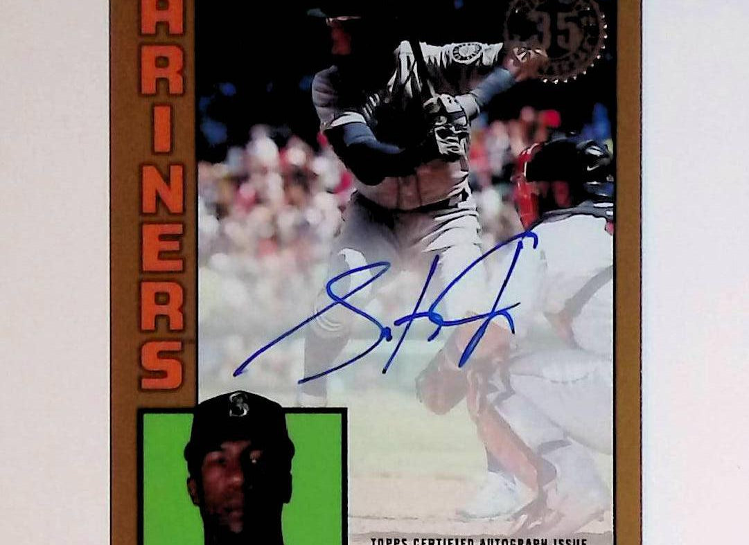 2019 Topps Update 1984 Topps Baseball #84A-SL Shed Long Rookie Autograph Gold - LoCo Collectables