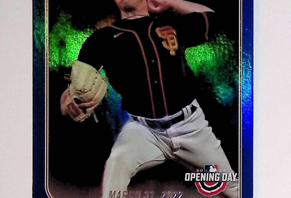 2022 Topps Opening Day #156 Sammy Long Rookie Blue Foil - LoCo Collectables
