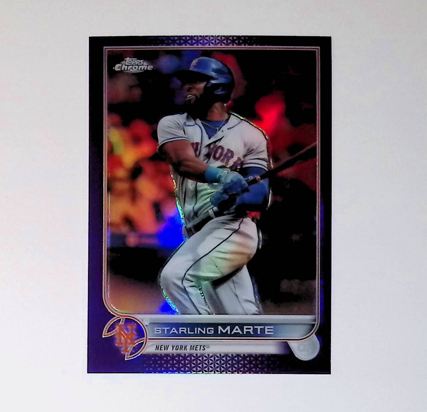 Starling Marte 2022 Topps Chrome Update Purple Refractors #USC106 - LoCo Collectables