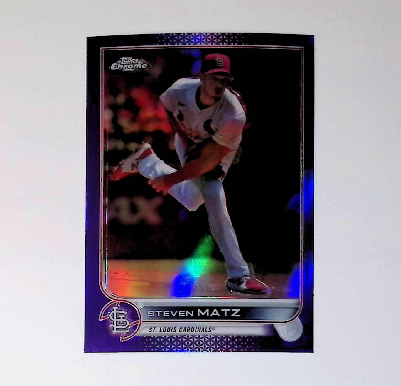 2022 Topps Chrome Update #USC47 Steven Matz Purple Refractor - LoCo Collectables