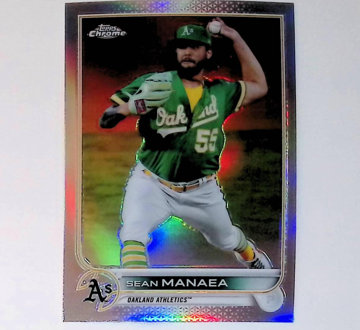 2022 Topps Chrome #217 Sean Manaea Refractor - LoCo Collectables
