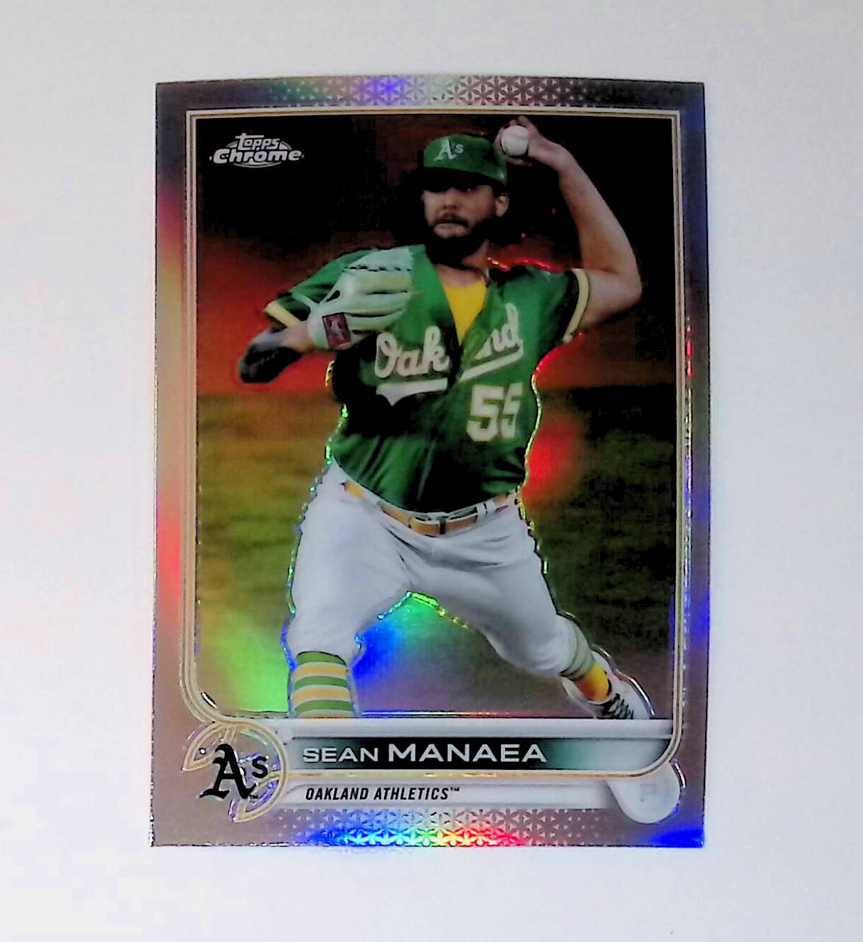 Sean Manaea 2022 Topps Chrome Refractors #217 - LoCo Collectables