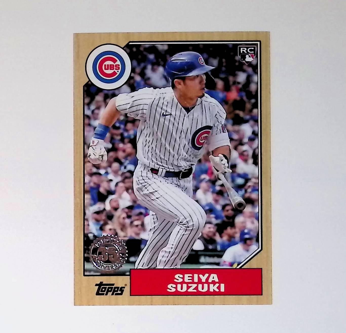 2022 Topps Update 1987 Topps Baseball #87TBU-13 Seiya Suzuki Rookie - LoCo Collectables