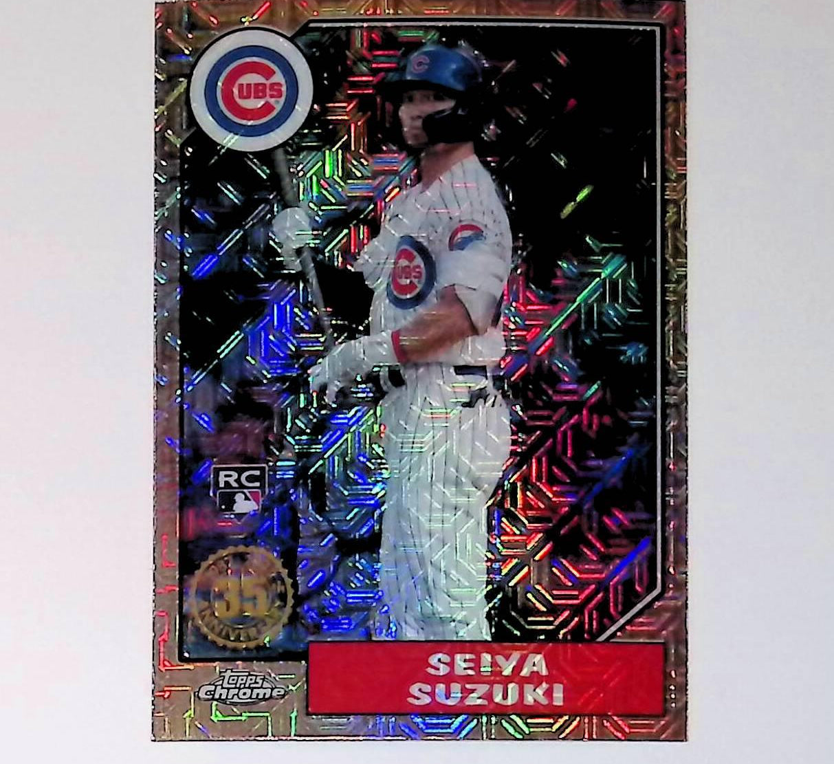2022 Topps Update 1987 Topps Baseball #T87C-16 Seiya Suzuki Rookie Silver Pack Chrome - LoCo Collectables