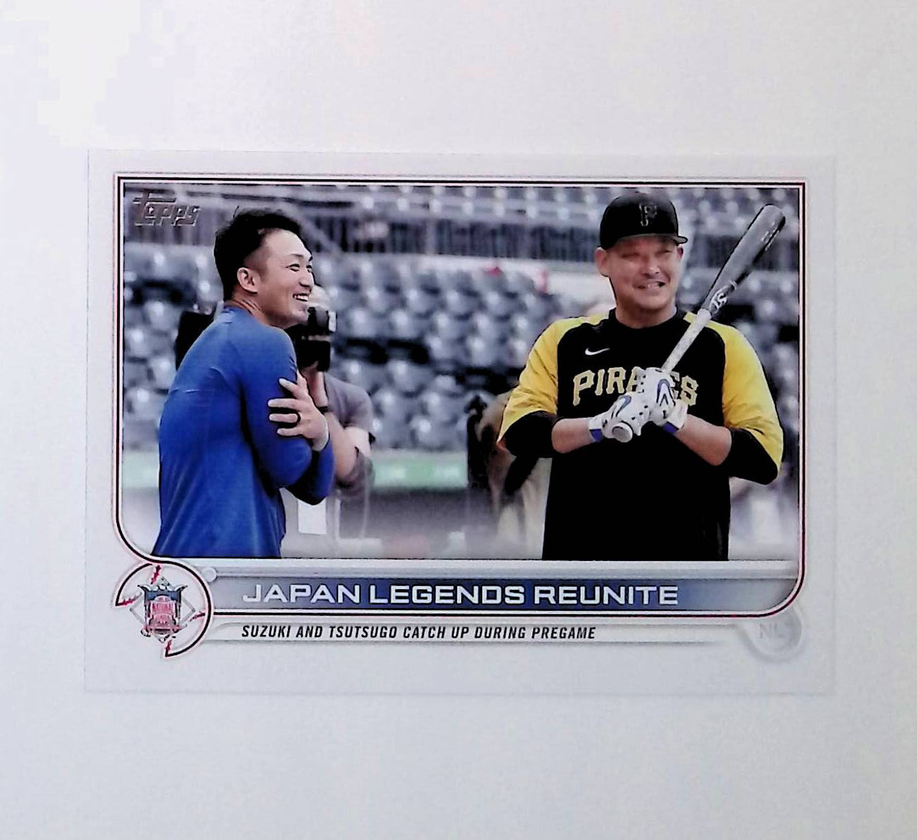 Seiya Suzuki, Yoshi Tsutsugo "Japan Legends Reunite" 2022 Topps Update #US218 - LoCo Collectables