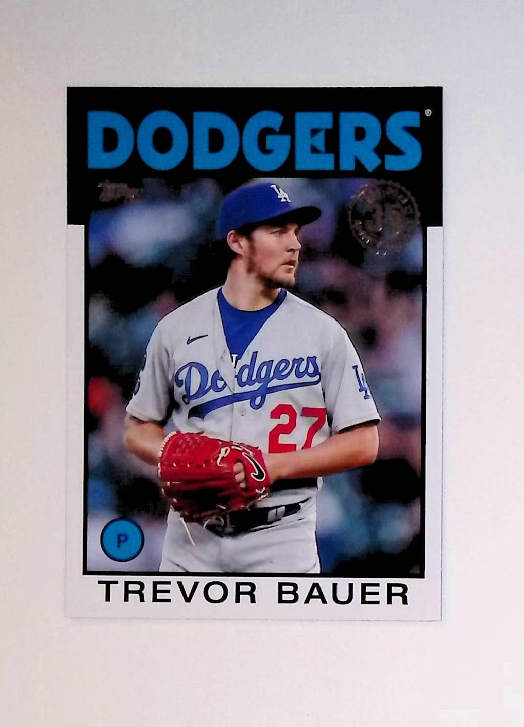 2021 Topps Update 1986 Topps Baseball #86B-33 Trevor Bauer - LoCo Collectables
