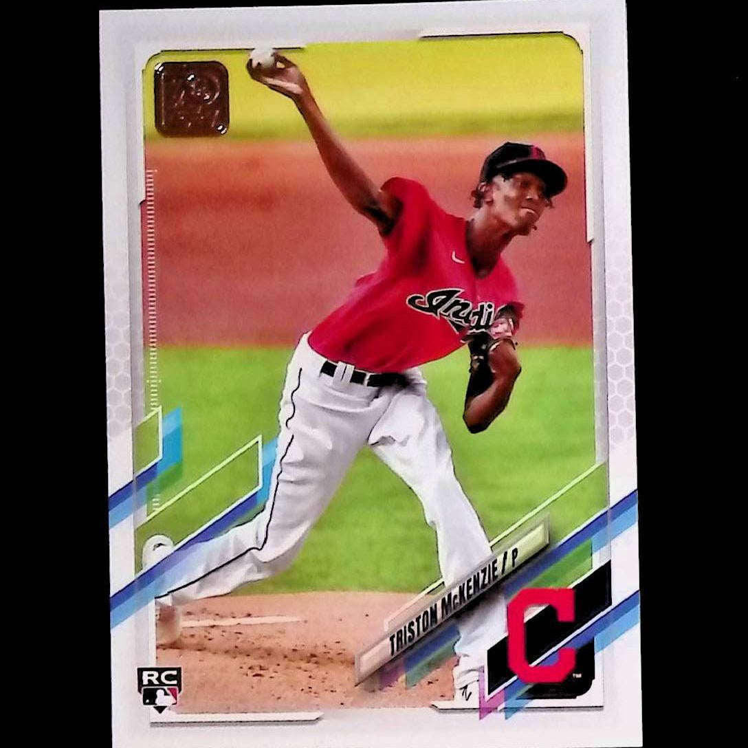 2021 Topps #319 Triston McKenzie Rookie - LoCo Collectables
