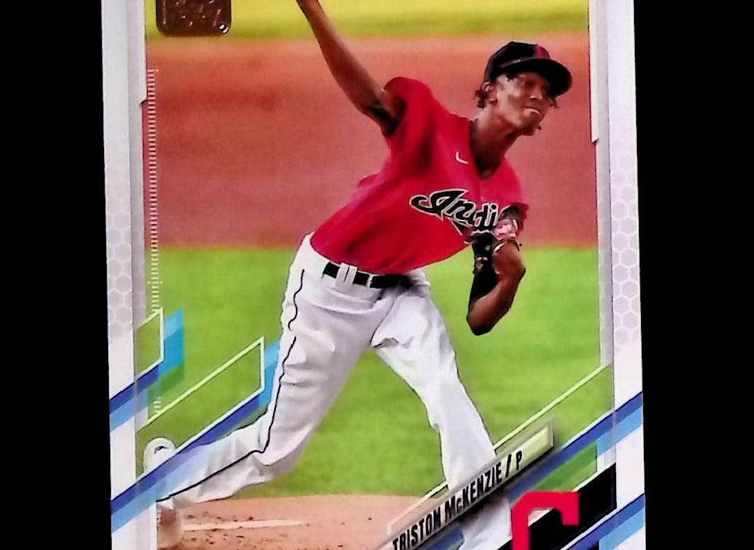 Triston McKenzie 2021 Topps #319 (Rookie Card) - LoCo Collectables